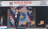 Роман Бабер на фестивале Taste of Russia