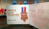 Экспозиция в Рыночной галерее, посвященная истории влияния Торонто на формирование главного национального символа Канады – кленового листа