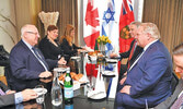 В ходе встреч президента Ривлина с премьером Онтарио Фордом обсуждалось множество перспектив сотрудничества между странами...