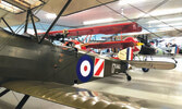 Реплики самолетов времен Первой мировой войны в музее The Great War Flying Museum...